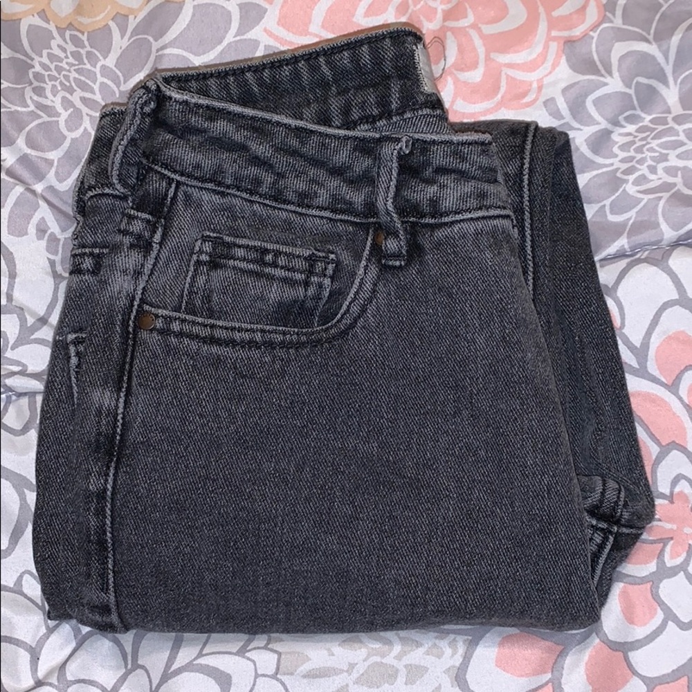High waisted black Pacsun Mom jeans